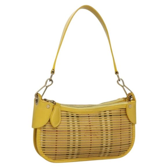 BURBERRY Nova Check Shoulder Bag Leather